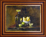 Kristoffersen kunst: "Nature Morte med sitron"